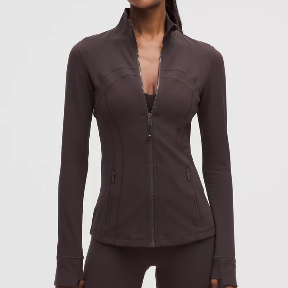 lululemon athletica Dark Brown Zip-Up Jacket